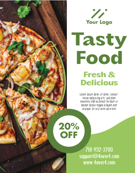 Pizza Place Flyer
