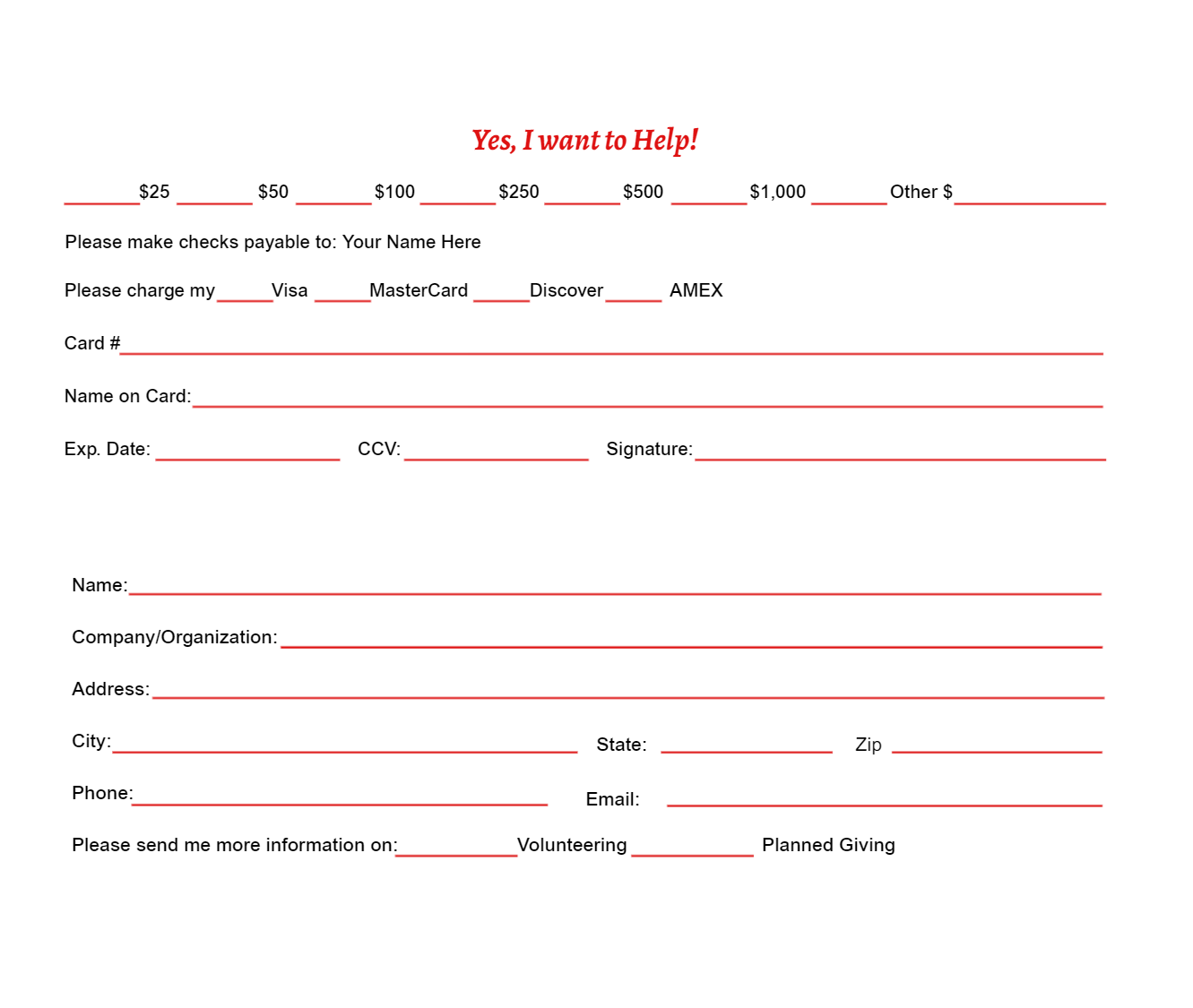 design template