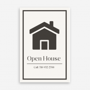 Open House Yard Sign