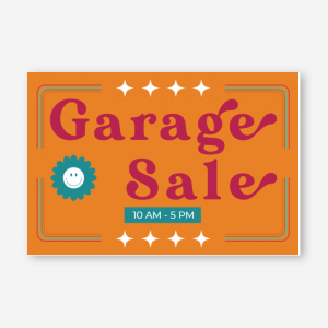 Garage Sale Yard Sale