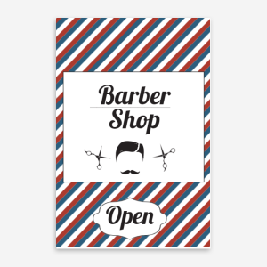 Barbershop Sidewalk Sign
