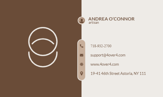 Artisan and Local Crafter Business Card