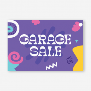 Garage Sale Yard Sign