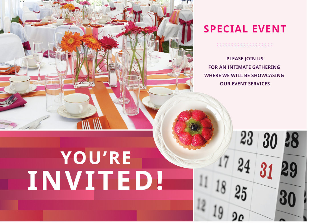 Flat Invitations