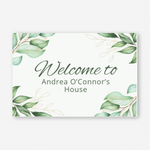 Welcome Yard Sign