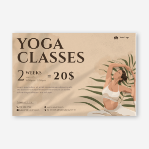 Yoga Classes Sidewalk Signs