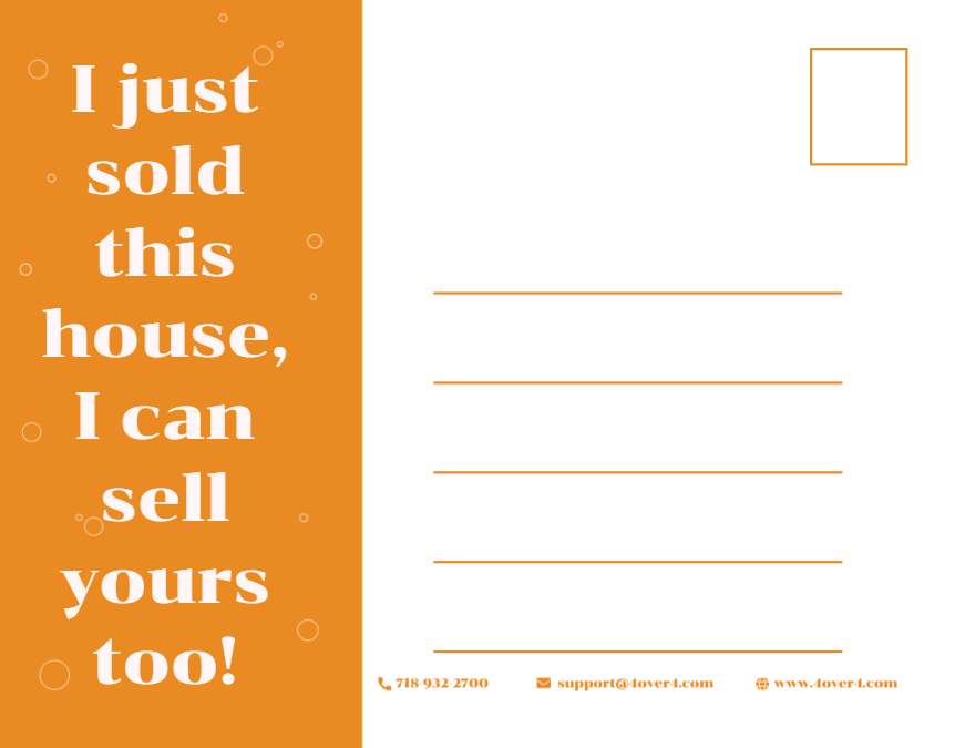 Just Sold Postcard