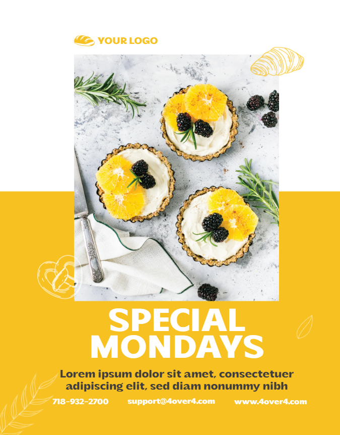 Pastry Cafe Flyer