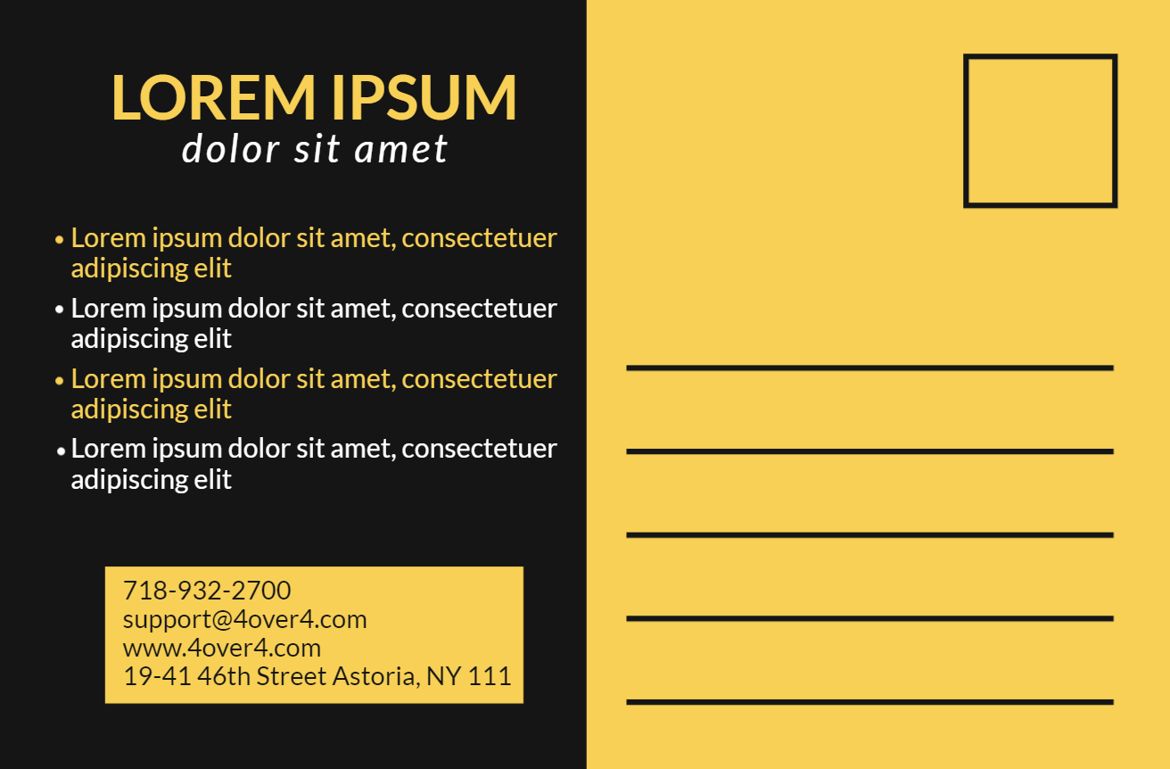Startup & SMB Postcard