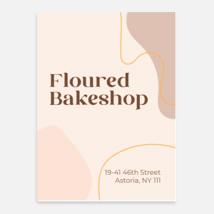 Bakery Standard Shipping And Mailing Label